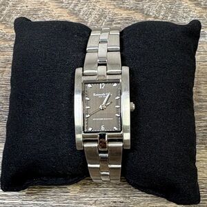 Kenneth Cole New York Stainless Steel Rectangular Watch